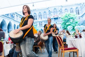 Werner Haller, Drummotion feat. Powerangels Live im Rathaus Wien