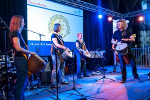Werner Haller,Drummotion feat. Powerangels Live im Rathaus Wien