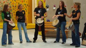 Drummotion feat. Powerangels, Trommelworkshop,Kletterhalle Wien